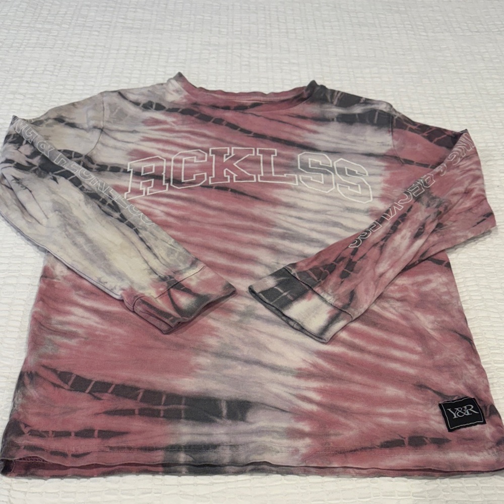 Young and Reckless Tie-Dye Long Sleeve Shirt